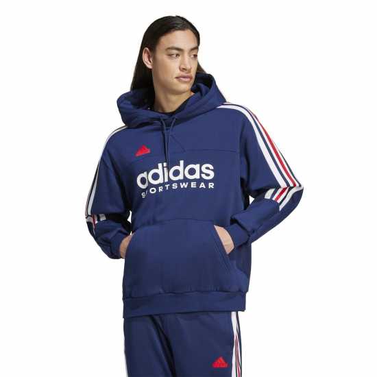 Adidas House Of Tiro Nations Pack Hoodie Adults Морска синьо Мъжки суитчъри и блузи с качулки