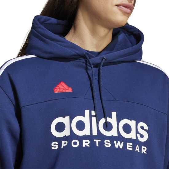 Adidas House Of Tiro Nations Pack Hoodie Adults Морска синьо Мъжки суитчъри и блузи с качулки