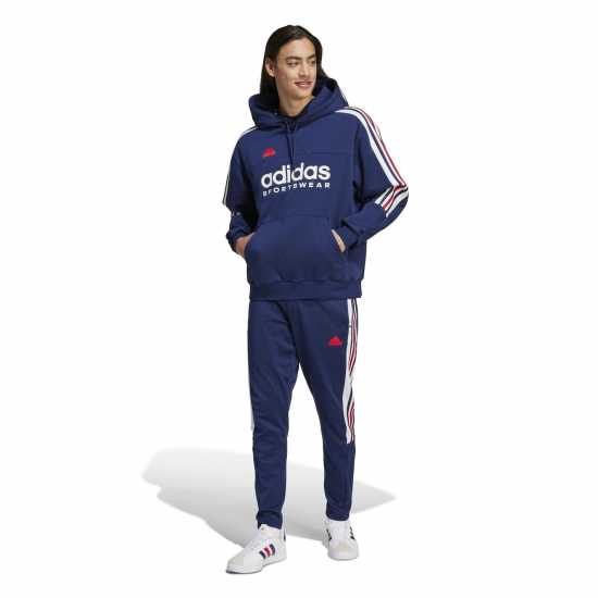 Adidas House Of Tiro Nations Pack Hoodie Adults Морска синьо Мъжки суитчъри и блузи с качулки