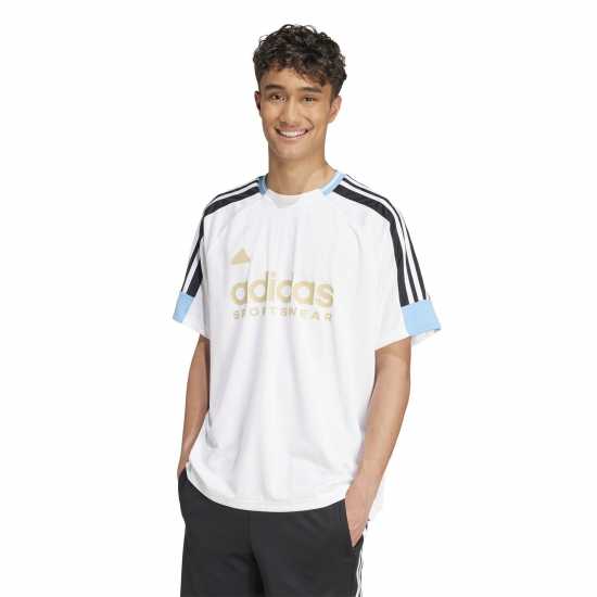 Adidas House Of Tiro Nations Pack T-Shirt Adults Бяло/Синьо 