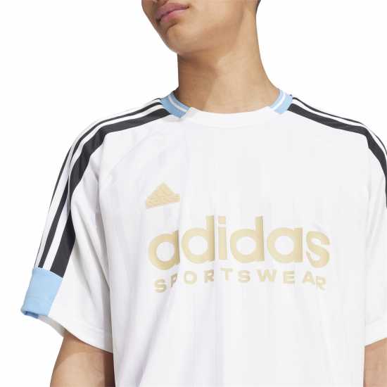 Adidas House Of Tiro Nations Pack T-Shirt Adults Бяло/Синьо 