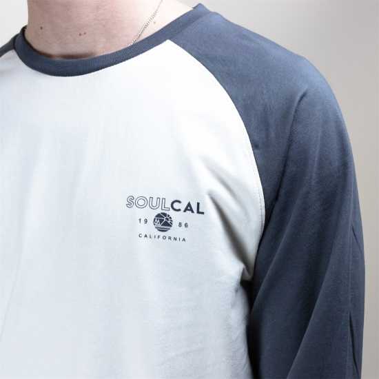 Soulcal Long-Sleeve Tee  Мъжко облекло за едри хора