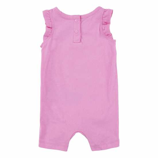 Nike Freeze Tag Romper Babies Психически розово Бебешки дрехи