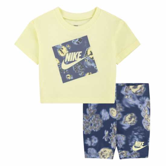 Nike Bxy T & B Short Bb99 Разбледено синьо Бебешки дрехи