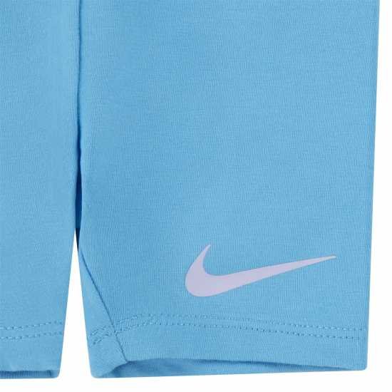 Nike Bxy T Short Set Bb99 Балтийско синьо Бебешки дрехи