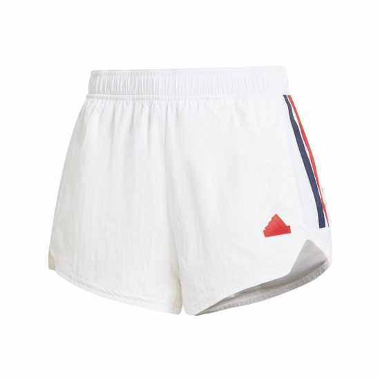 Adidas Дамски Шорти House Of Tiro Nations Pack Woven Shorts Womens Бяло Дамски къси панталони