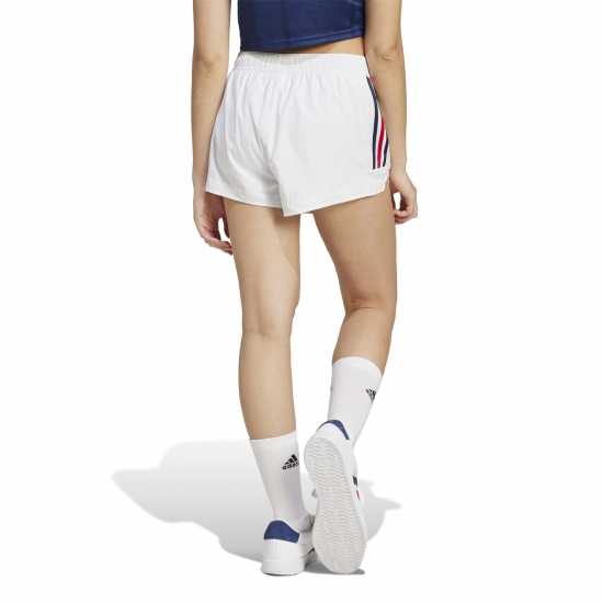 Adidas Дамски Шорти House Of Tiro Nations Pack Woven Shorts Womens Бяло Дамски къси панталони