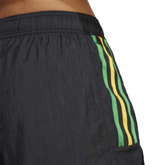 Adidas Дамски Шорти House Of Tiro Nations Pack Woven Shorts Womens Черно/Злато Дамски къси панталони