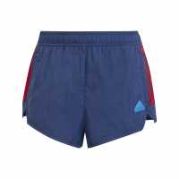 Adidas Дамски Шорти House Of Tiro Nations Pack Woven Shorts Womens Синьо Дамски къси панталони