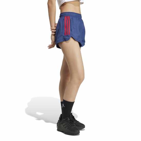 Adidas Дамски Шорти House Of Tiro Nations Pack Woven Shorts Womens Синьо Дамски къси панталони