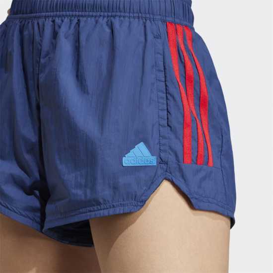 Adidas Дамски Шорти House Of Tiro Nations Pack Woven Shorts Womens Синьо Дамски къси панталони