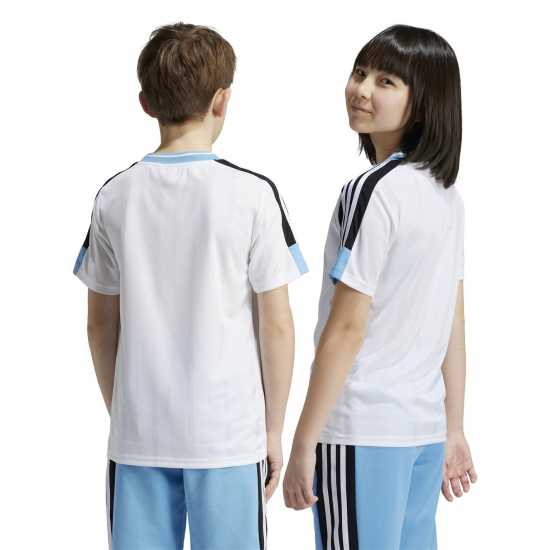 Adidas House Of Tiro Nation Pack T-Shirt Juniors Бяло/Синьо Детски тениски и фланелки