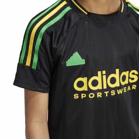 Adidas House Of Tiro Nation Pack T-Shirt Juniors Black/Gold Детски тениски и фланелки