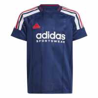 Adidas House Of Tiro Nation Pack T-Shirt Juniors Navy Детски тениски и фланелки