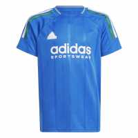 Adidas House Of Tiro Nation Pack T-Shirt Juniors Blue Детски тениски и фланелки