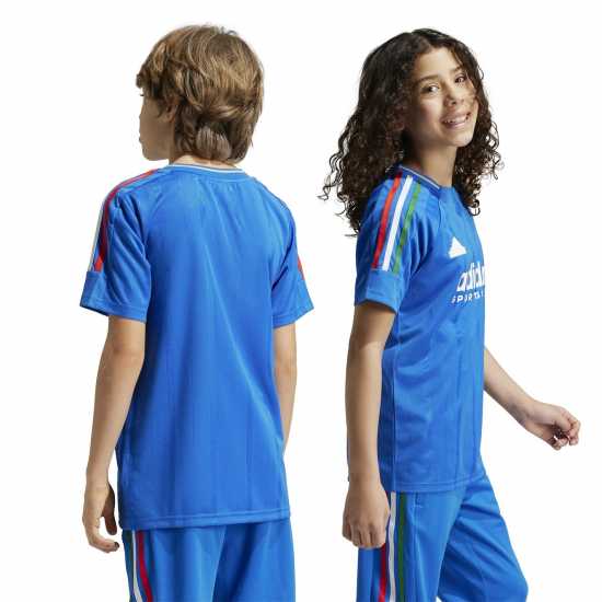 Adidas House Of Tiro Nation Pack T-Shirt Juniors Blue Детски тениски и фланелки