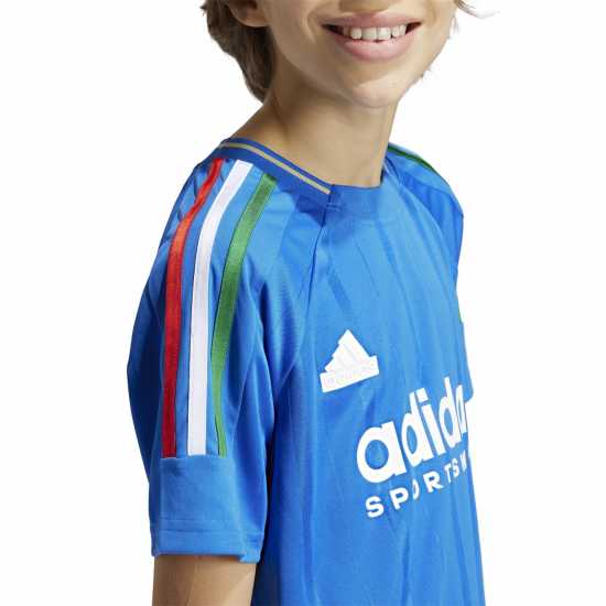 Adidas House Of Tiro Nation Pack T-Shirt Juniors Blue Детски тениски и фланелки