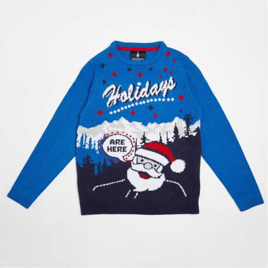 Threadbare Xmas Jmp Krv Jn99  Детски плетени пуловери и жилетки