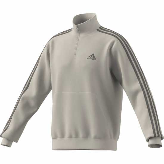 Adidas Мъжко Горнище С Цип 3 Stripe Zip Top Mens Alumina Мъжки полар