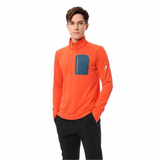 Karrimor Quarter Zip Sn51 Оранжево Мъжки полар