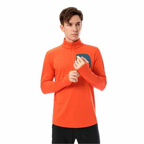 Karrimor Quarter Zip Sn51 Оранжево Мъжки полар