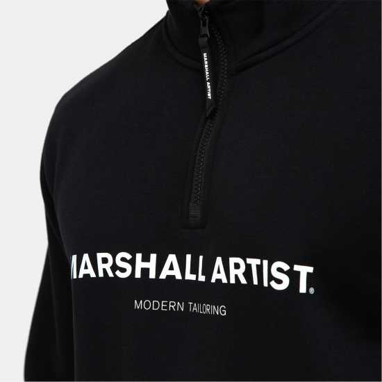 Marshall Artist Artist Stampa Quarter Zip Sweatshirt  