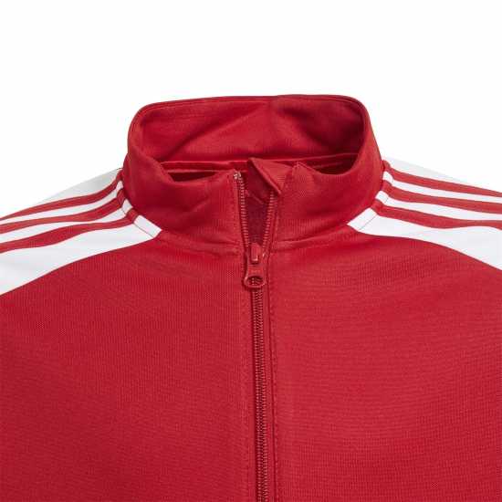 Adidas Детско Спортно Горнище Squadron Track Jacket Junior силно червено/бяло Футболни екипи за бягане