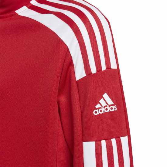 Adidas Детско Спортно Горнище Squadron Track Jacket Junior силно червено/бяло Футболни екипи за бягане