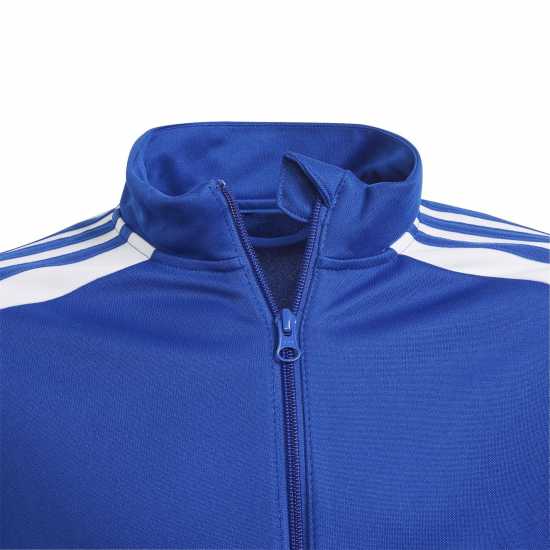 Adidas Детско Спортно Горнище Squadron Track Jacket Junior Кралско синьо / бяло Футболни екипи за бягане