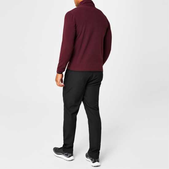 Полар Мъже Calvin Klein Golf Planet Golf Fleece Mens Бордово Мъжки пуловери и жилетки