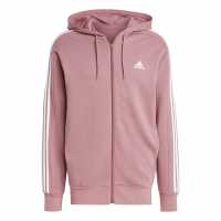 Adidas Essentials French Terry 3-Stripes Zip Hoodie Mens  