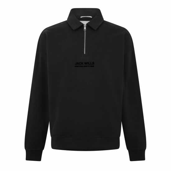 Jack Wills Slouch Quarter Zip Top  