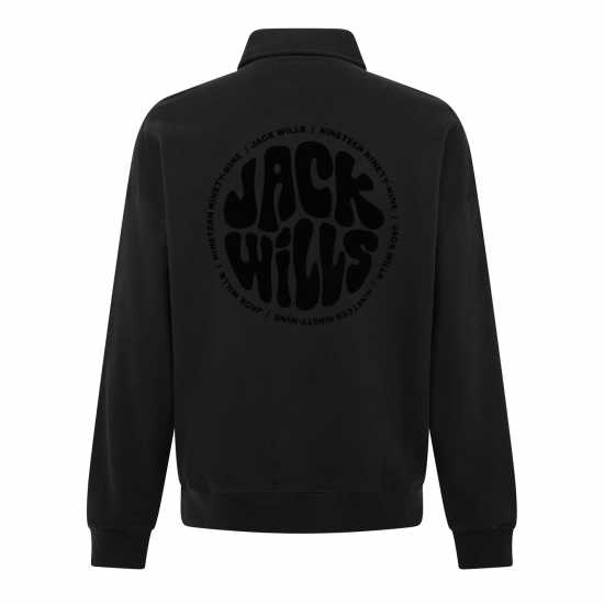 Jack Wills Slouch Quarter Zip Top  