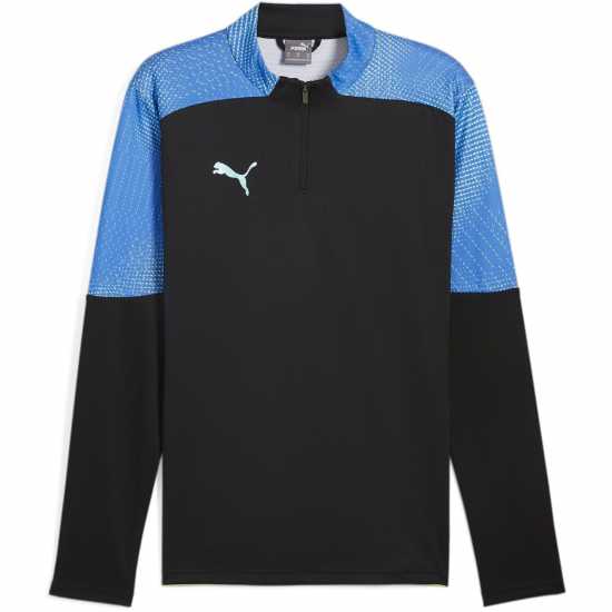 Puma Final Quarter Zip Sn51 Черно/Лайм Футболни тренировъчни горнища