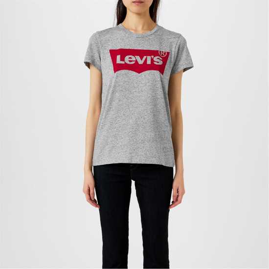 Levis Тениска Logo T Shirt Сиво Womens