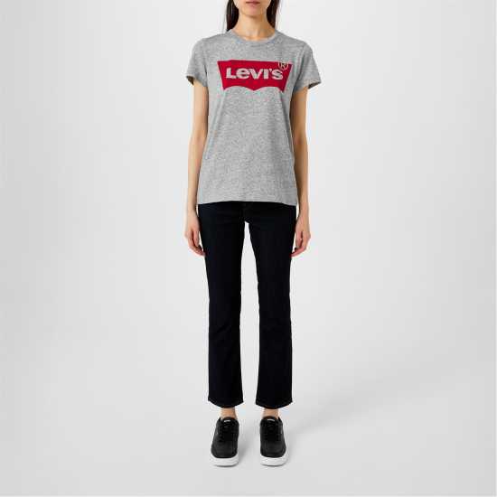 Levis Тениска Logo T Shirt Сиво Womens