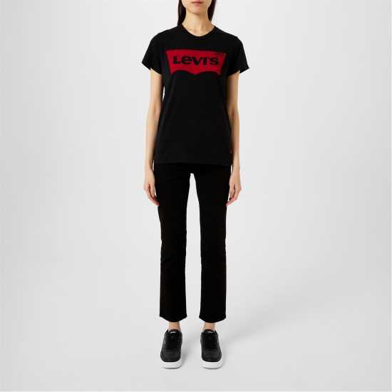 Levis Тениска Logo T Shirt Черно Womens