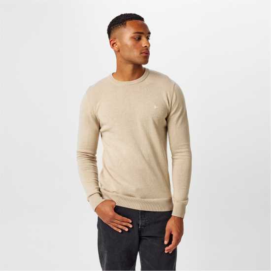 Jack Wills Seabourne Crew Neck Logo Jumper Камък 