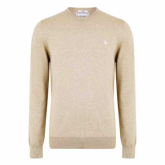 Jack Wills Seabourne Crew Neck Logo Jumper Камък 