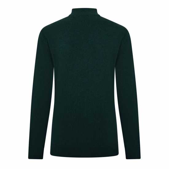 Пуловер С Цип Jack Wills Funnel Neck Half Zip Jumper Вечнозелен Марл 