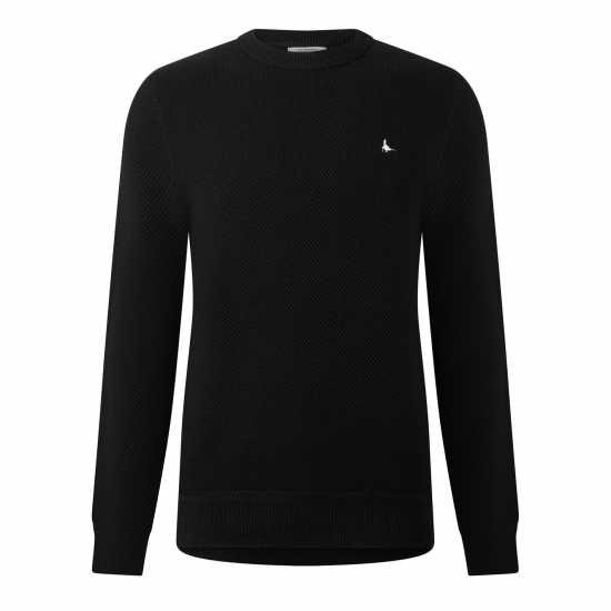 Блуза С Обло Деколте Jack Wills Stitch Crew Neck Jumper Черно 