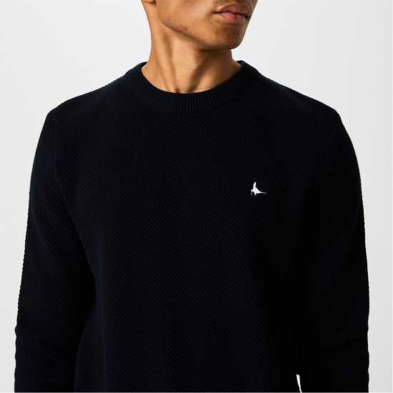 Блуза С Обло Деколте Jack Wills Stitch Crew Neck Jumper Черно 