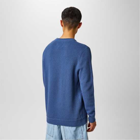 Блуза С Обло Деколте Jack Wills Stitch Crew Neck Jumper Винтажно индиго 