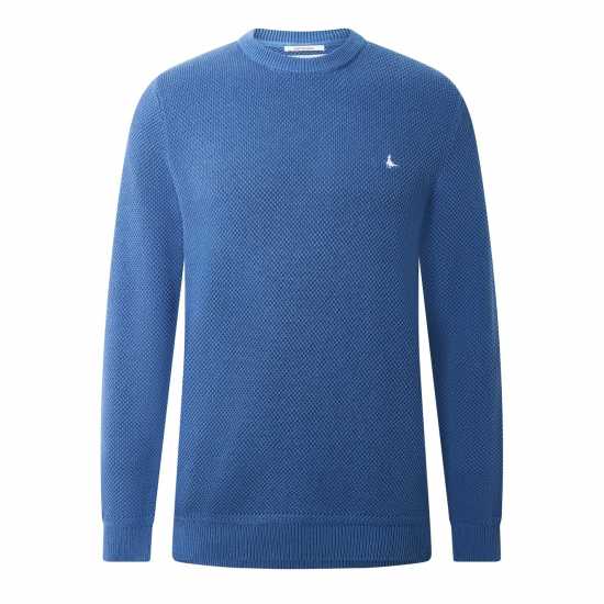 Блуза С Обло Деколте Jack Wills Stitch Crew Neck Jumper Винтажно индиго 