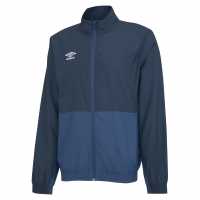 Umbro Мъжко Спортно Горнище Woven Track Jacket Mens Dark Navy/Navy Футболни екипи за бягане