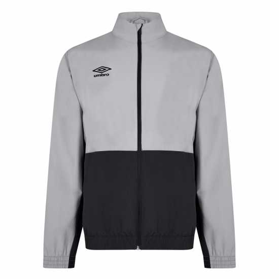 Umbro Мъжко Спортно Горнище Woven Track Jacket Mens Hgh Rise/Carbon Футболни екипи за бягане