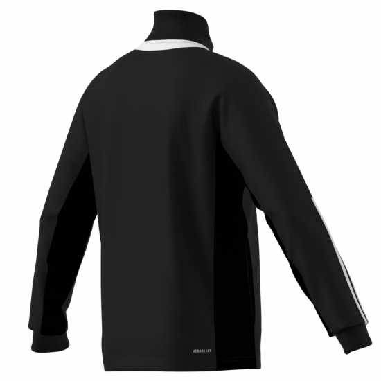 Adidas Мъжко Спортно Горнище Sereno Track Jacket Mens Черно/Бяло Футболни екипи за бягане