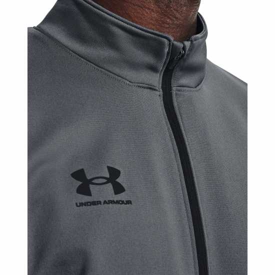 Under Armour Challenger Half Zip Midlayer Mens Gray / Black Мъжко облекло за едри хора