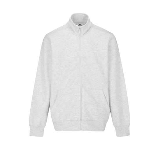 Slazenger Мъжко Яке С Цял Цип Full Zipped Jacket Mens Ледена марла Мъжки полар