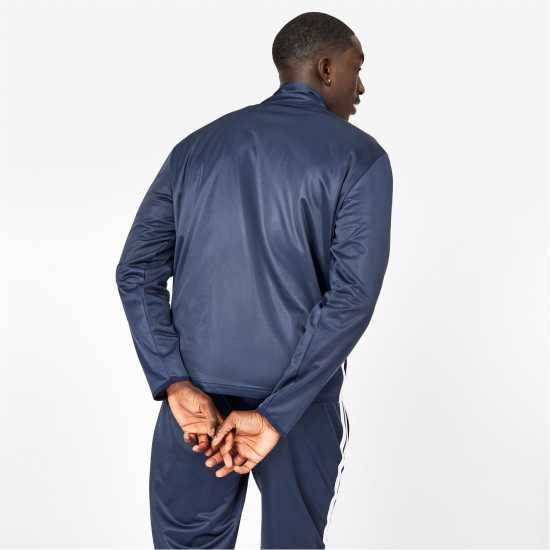 Lonsdale Мъжко Спортно Горнище 2S Quarter Zip Track Top Mens Морска синьо Mens Big and Tall